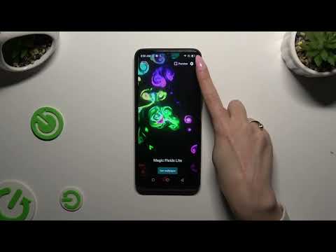 How to Install and Apply Live Wallpaper Magic Fluids on Blackview Color 8 - Interactive Wallpaper