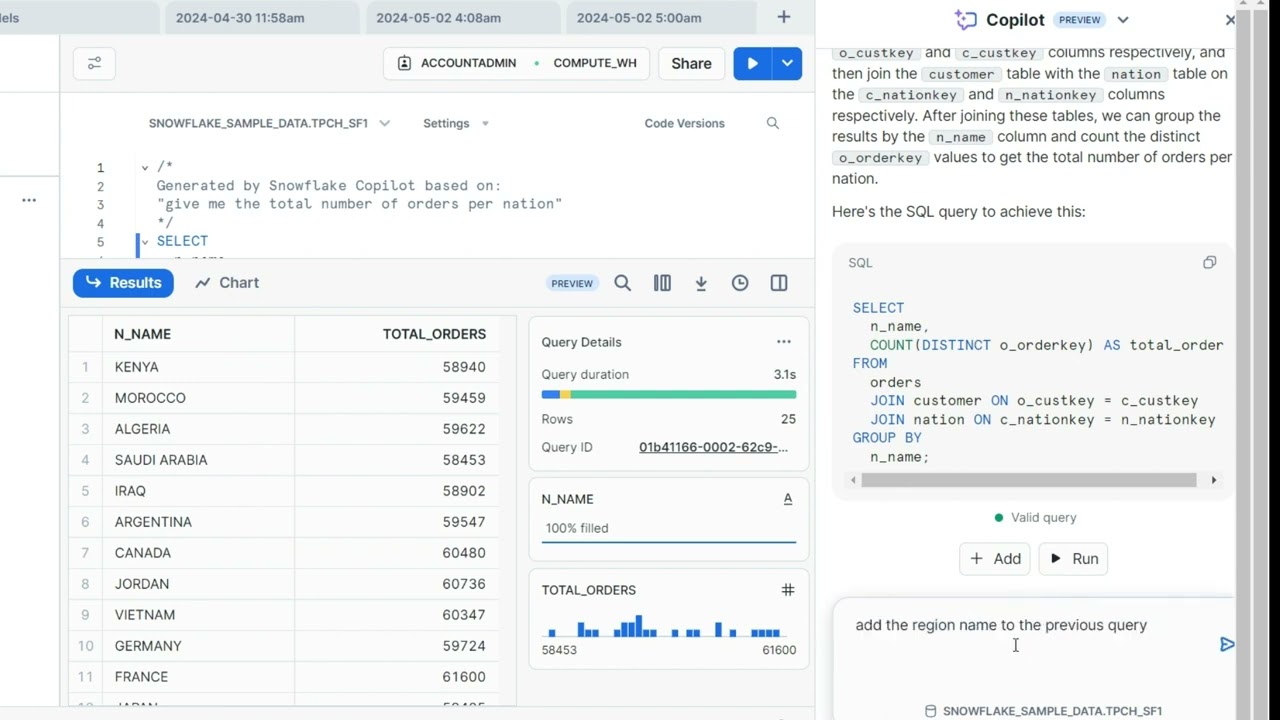 Quick Tips: Snowflake Copilot