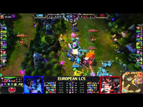 LoL] Alex Ich Kha'Zix PENTA KILL vs Evil Geniuses   EU Championship Series W8D1