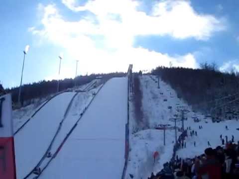Robert Kranjec is jumping in Harrachov WC 2013