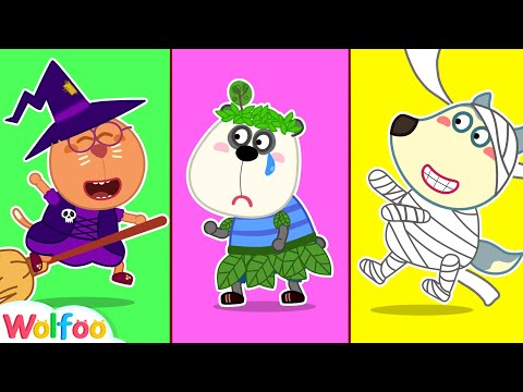 Wolfoo Dress Up Spooky Halloween Costumes for Halloween Party | Wolfoo Family Kids Cartoon