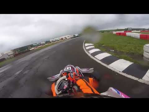 A few spins in the wet! Haase ProKart UK BPEC Test Day - Fulbeck Karting - 3rd Session