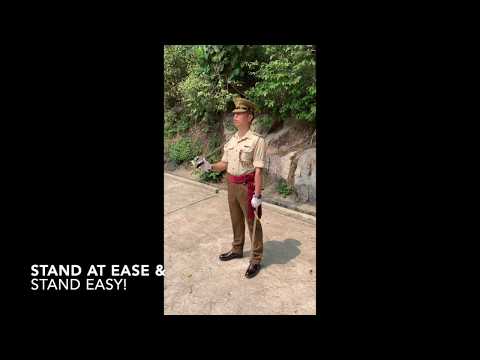 Sword Drill Lesson 3 (Part I) - Slope Swords, Stand At Ease & Stand Easy