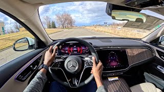 2025 Mercedes-Benz E 450 Sedan Review | 375 HP AWD Test Drive & Interior Tour