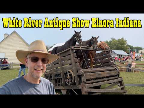 2025 Elnora Indiana Tractor Show - White River Antique Show - Farming Demonstrations - John Deere