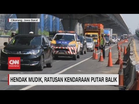 Hendak Mudik, Ratusan Kendaraan Putar Balik