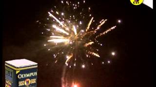 preview picture of video 'Olympus 25 Shot 'Gold Collection' by Black Cat Fireworks'