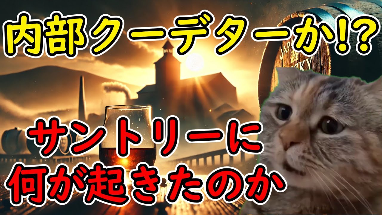 【猫ミーム】サントリー会長クーデター発言の真相…創業家VS外部経営者“壮絶な内部抗争”の裏側