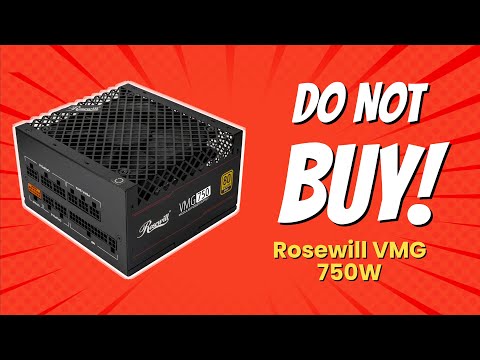 Rosewill VMG 750W Power Supply | 5 Reasons NOT to Buy ⚡️