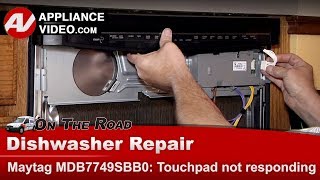 Maytag Dishwasher Repair: Touchpad Buttons Not Working - Control Panel