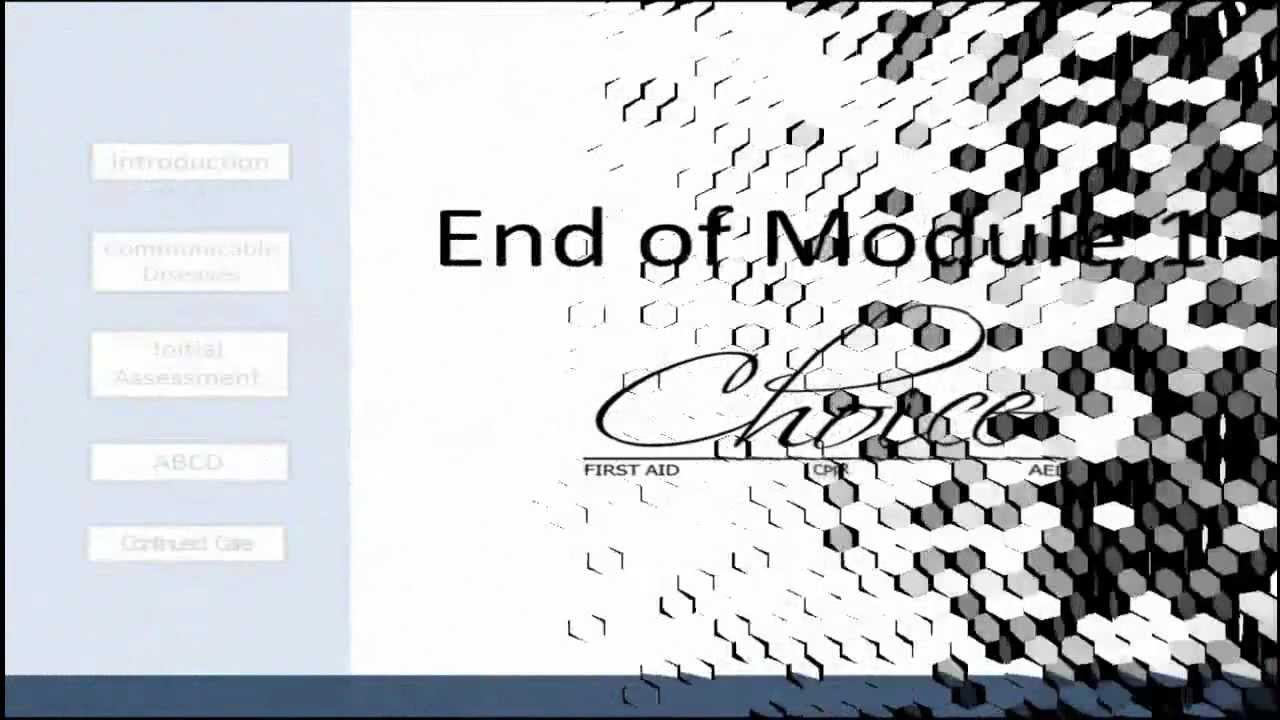 Module 1: Introduction to First Aid