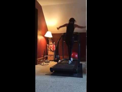 Uptown Funk treadmill dance (inspired by Carson Dean)