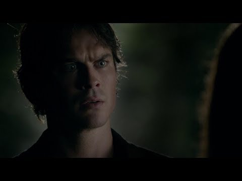 The Vampire Diaries 8x01 Damon dreams Elena, Stefan and Caroline kiss