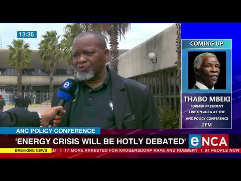 Mantashe says energy crisis will be hotly debated