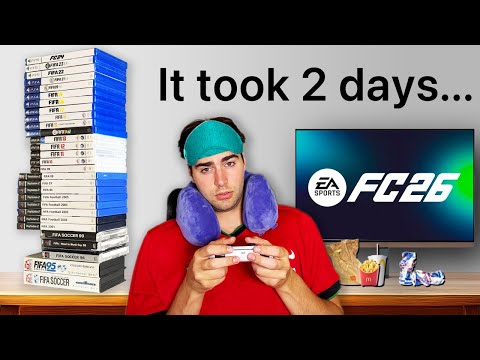 I Played FIFA Non-Stop Until I Beat Every Single One