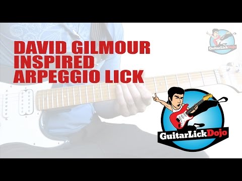 David Gilmour Inspired Arpeggio Lick - Mixolydian Scale
