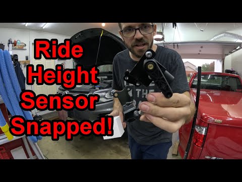 VW Tiguan Ride Height Sensor Replacement (Headlight Level Sensor Fix & VCDS Scan)