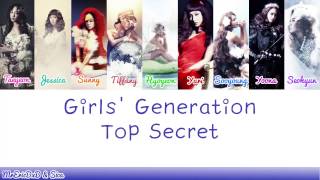 Girls&#39; Generation (소녀시대): Top Secret Lyrics