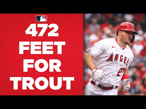 472 feet!! Mike Trout CRUSHES a homer!