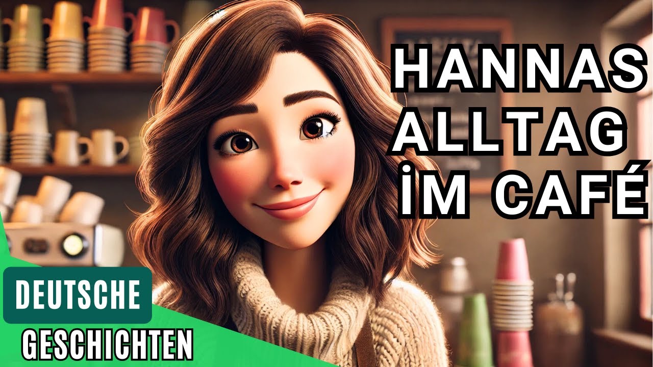 Deutsch Lernen durch Hören: Hannas besonderer Tag im Café | Deutsch Geschichten B1-B2