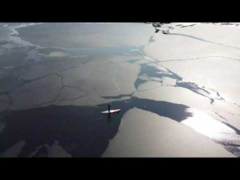 SUP the ice Kvitsund Gymnas in Telemark