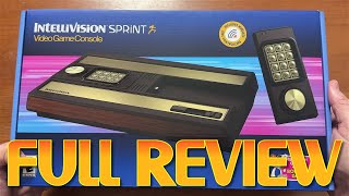 Intellivision Sprint!!! Worth The Price? Unboxing, Gameplay, Adding ROMs, & Testing Controllers