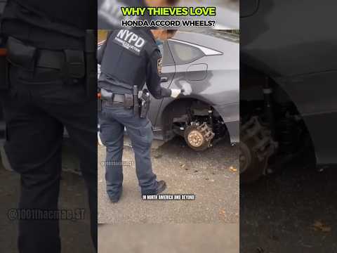 Why Thieves Love Honda Accord Wheels? #automobile #vehiclesproblem #hondaaccord