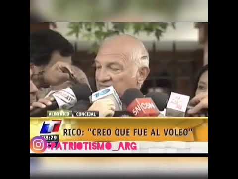 Aldo Rico Yo no me dejo violar ni empujar