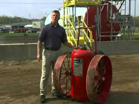 Ansul Wheeled Foam Fire Extinguisher