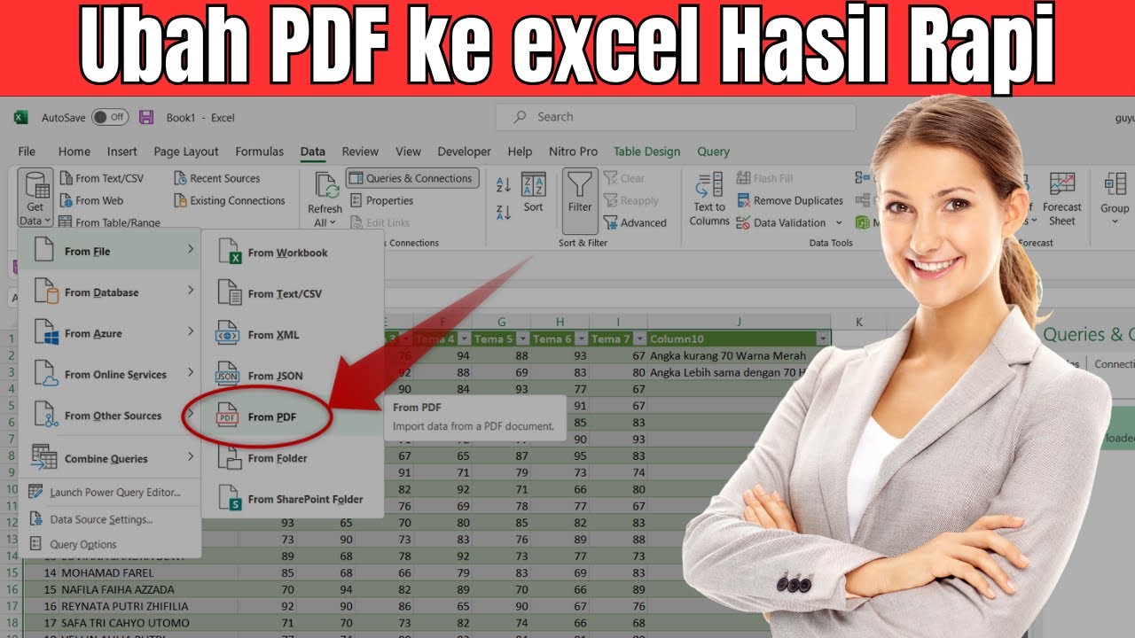 How to Convert or Change PDF to Excel to Avoid Mess