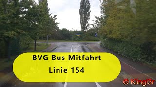 Mitfahrt im MAN Lion´s City DD auf der Linie 154 in Berlin [Bus BVG]