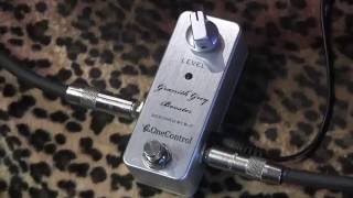 Video thumbnail for One Control GRANITH GREY BOOSTER designed by BJF by gearmanndude