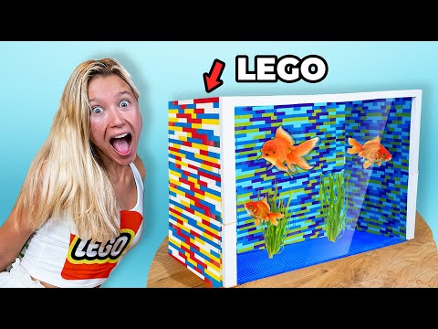 I Built a Fish Tank Using 10,000 LEGO