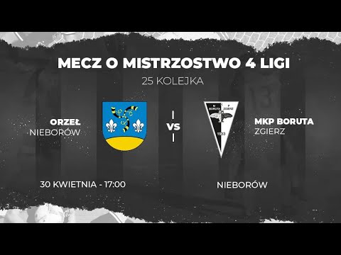 IV liga 25 kolejka: Orzeł Nieborów - Boruta Zgierz 1-3 (30.04.2022)