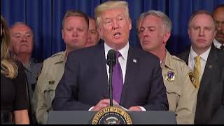 Trump Visits Las Vegas Hospital, Investigation of Shooter Underway