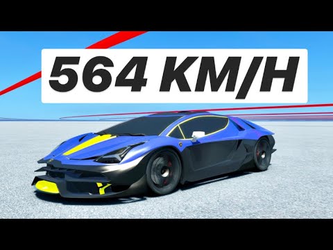Lamborghini Scorpion Concept 564 KM/H Top Speed at Endless Track