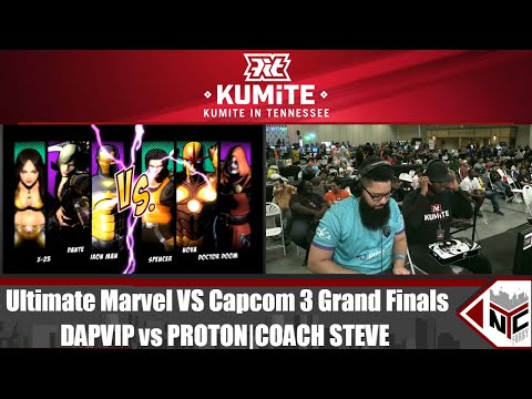 Ultimate Marvel VS Capcom 3 DAPVIP vs PROTON|COACH STEVE Kumite in Tennessee 2022 Grand Finals