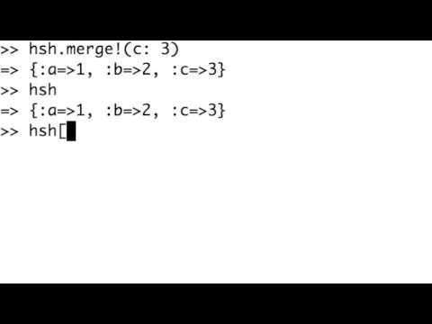 Ruby Hashes As Mutable