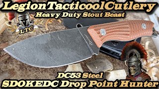 SDOKEDC Drop Point Hunter in DC53 Steel.