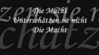 Terminal Choice - Die Macht (lyrics)
