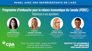 CPA Canada - Webinaire avec l'ARC sur PEREC
