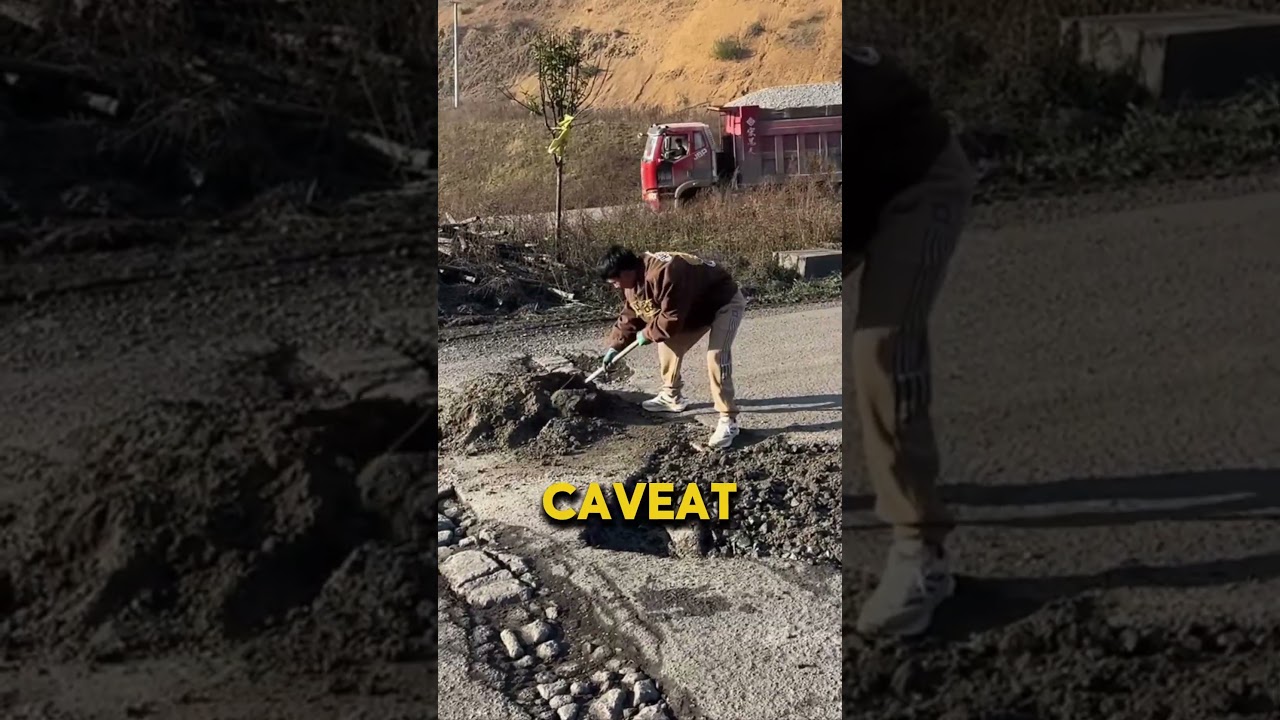 He Took the Roadwork Into His Own Hands and Faced a Problem