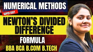 Introduction to Newton's Divided Difference Interpolation Formula|Numerical Methods|Dream Maths