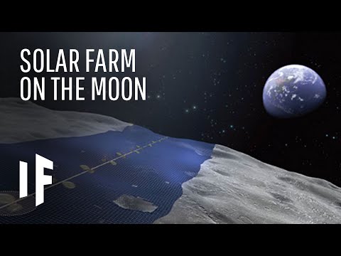 如果我們用太陽能電池板覆蓋月球會怎樣？ (What If We Covered the Moon With Solar Panels?)