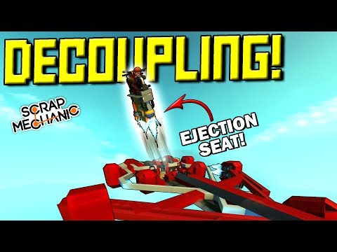 BOMB DECOUPLING, 3-STAGE ROCKET, EJECTION SEAT! [Spud Gun Update Ep 3] - Scrap Mechanic Gameplay