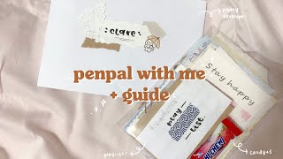 penpal with me + guide✨💌