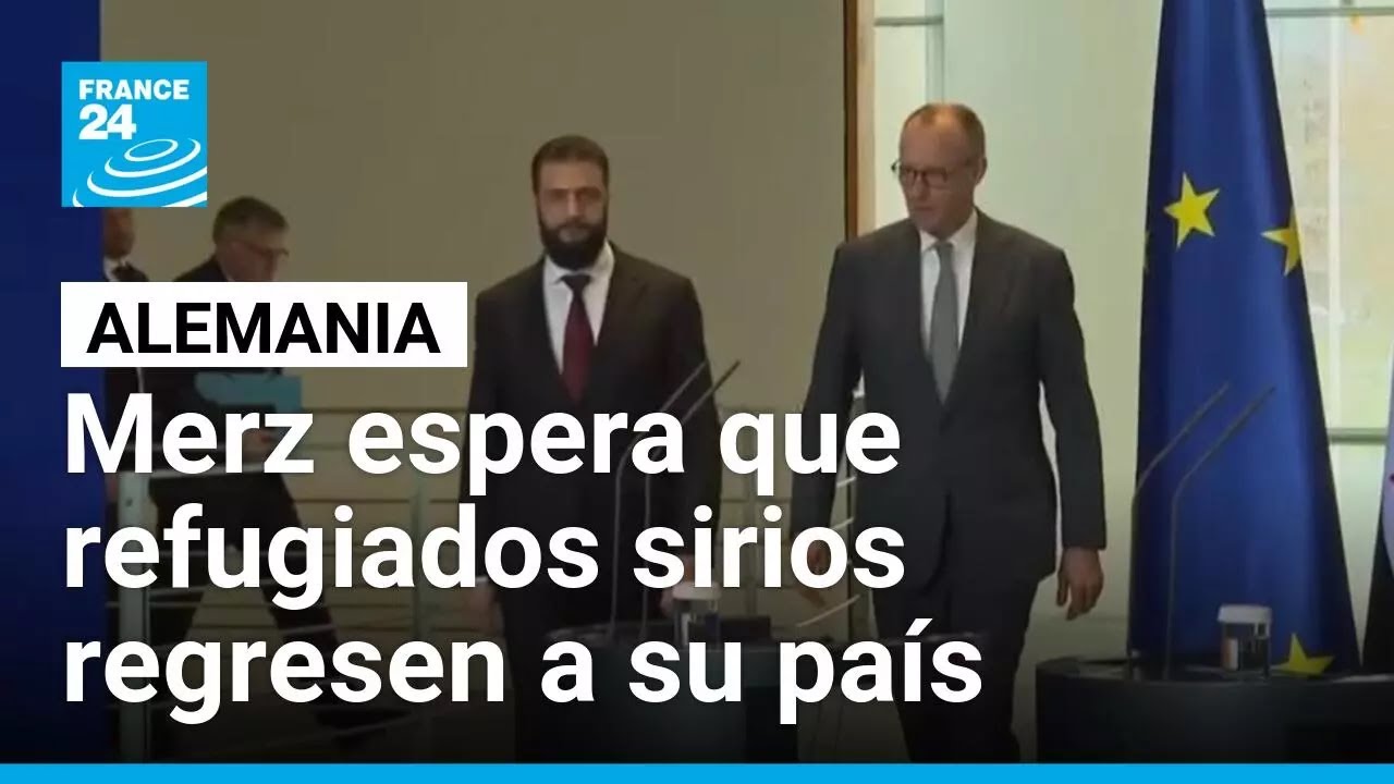 "La guerra civil terminó": canciller alemán espera que 85% de refugiados sirios regresen a su país