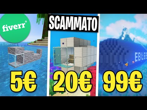 I PAID 3 PRO BUILDERS TO BUILD A SUBMARINE IN MINECRAFT! *scammed*
