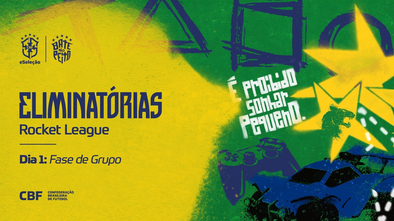 ELIMINATÓRIAS FIFAE LIGA DAS NAÇÕES ROCKET LEAGUE - DIA 1 (FASE DE GRUPOS)