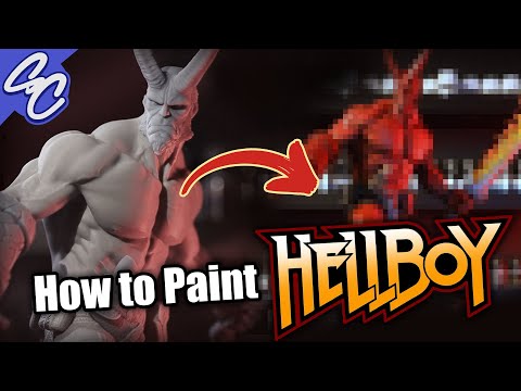 How to EASILY paint Hellboy